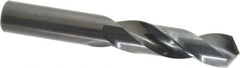 Precision Twist Drill - 45/64" 118° Spiral Flute High Speed Steel Screw Machine Drill Bit - Oxide Finish, Right Hand Cut, 3" Flute Length, 4-3/4" OAL, Standard Point, Straight Shank - All Tool & Supply