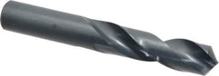 Precision Twist Drill - 23/32" 118° Spiral Flute High Speed Steel Screw Machine Drill Bit - Oxide Finish, Right Hand Cut, 3" Flute Length, 4-3/4" OAL, Standard Point, Straight Shank - All Tool & Supply