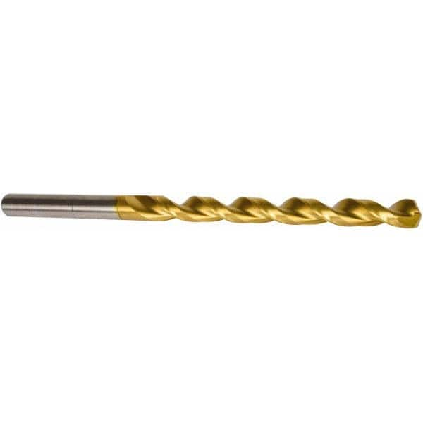 Precision Twist Drill - 8.5mm 135° Parabolic Flute High Speed Steel Taper Length Drill Bit - All Tool & Supply