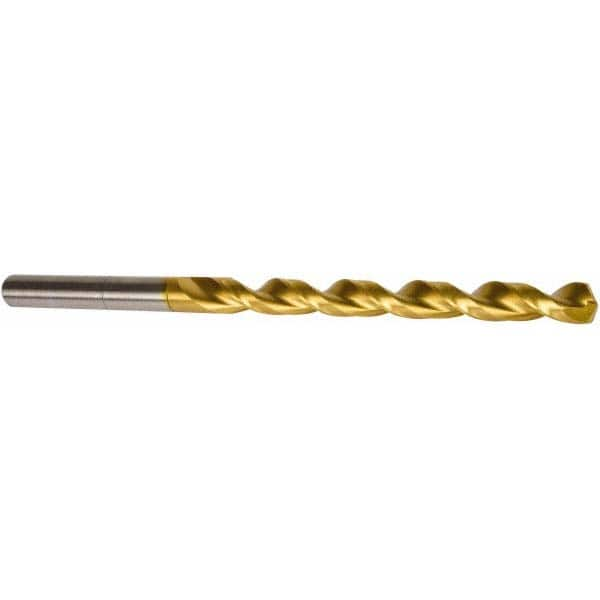 Precision Twist Drill - 3/8" 135° Parabolic Flute High Speed Steel Taper Length Drill Bit - All Tool & Supply