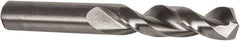 Precision Twist Drill - 35/64" 135° Parabolic Flute High Speed Steel Screw Machine Drill Bit - Bright Finish, Right Hand Cut, 2-1/2" Flute Length, 4" OAL, Split Point, Straight Shank - All Tool & Supply