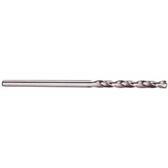 #18 2-1/8″ Flute Length 135° Cobalt Aircraft Extension Drill Straw Finish, 0.1695″ Diam Straight-Cylindrical Shank, Split Point, Self-Centering