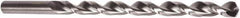 Precision Twist Drill - 5/16", 135° Point, Parabolic Flute, High Speed Steel Taper Length Drill Bit - Bright Finish, 9" Flute Length, 12" OAL, Series QC1290P - All Tool & Supply