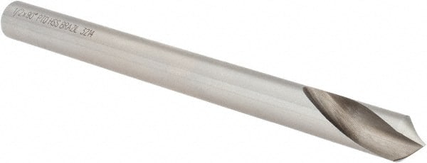 Precision Twist Drill - 1/2" Body Diam, 90°, 6" OAL, High Speed Steel Spotting Drill - All Tool & Supply