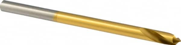 Precision Twist Drill - 1/4" Body Diam, 90°, 4" OAL, High Speed Steel Spotting Drill - All Tool & Supply