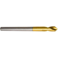 Precision Twist Drill - 1/2" Body Diam, 120°, 8" OAL, High Speed Steel Spotting Drill - All Tool & Supply