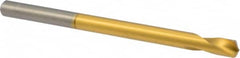 Precision Twist Drill - 1/4" Body Diam, 120°, 4" OAL, High Speed Steel Spotting Drill - All Tool & Supply