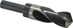 Precision Twist Drill - 1-5/16" Drill, 118° Point, High Speed Steel Silver Deming & Reduced Shank Drill Bit - Bright Finish, 6" OAL, Straight Shank, 3" Flute Length, Right Hand Cut, Standard Point, Spiral Flute, Regular Spiral - All Tool & Supply