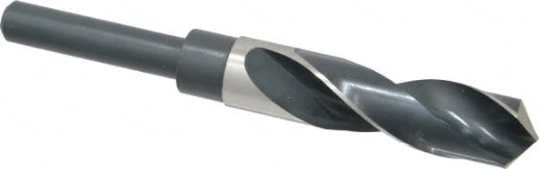 Precision Twist Drill - 53/64" Drill, 118° Point, High Speed Steel Silver Deming & Reduced Shank Drill Bit - All Tool & Supply