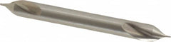 Precision Twist Drill - #000 Plain Cut 60° Incl Angle High Speed Steel Combo Drill & Countersink - All Tool & Supply