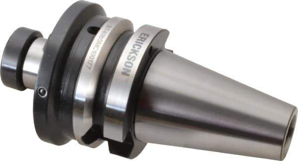 Kennametal - BT40 Taper Shank 1" Pilot Diam Shell Mill Holder - 1.77" Flange to Nose End Projection, 2-3/4" Nose Diam, 1/2-20 Lock Screw, Through-Spindle & DIN Flange Coolant - Exact Industrial Supply