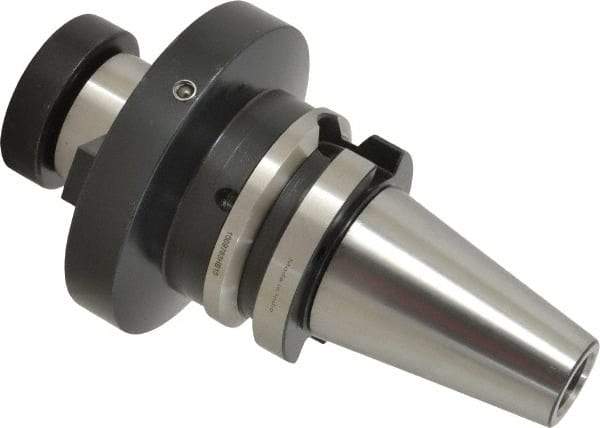 Kennametal - BT40 Taper Shank 1-1/2" Pilot Diam Shell Mill Holder - 2.36" Flange to Nose End Projection, 3.63" Nose Diam, 3/4-16 Lock Screw, Through-Spindle & DIN Flange Coolant - Exact Industrial Supply