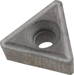 Interstate - TT222 Grade I22 Carbide Turning Insert - Uncoated, 60° Triangle, 1/4" Inscr Circle, 1/8" Thick, 1/32" Corner Radius - All Tool & Supply