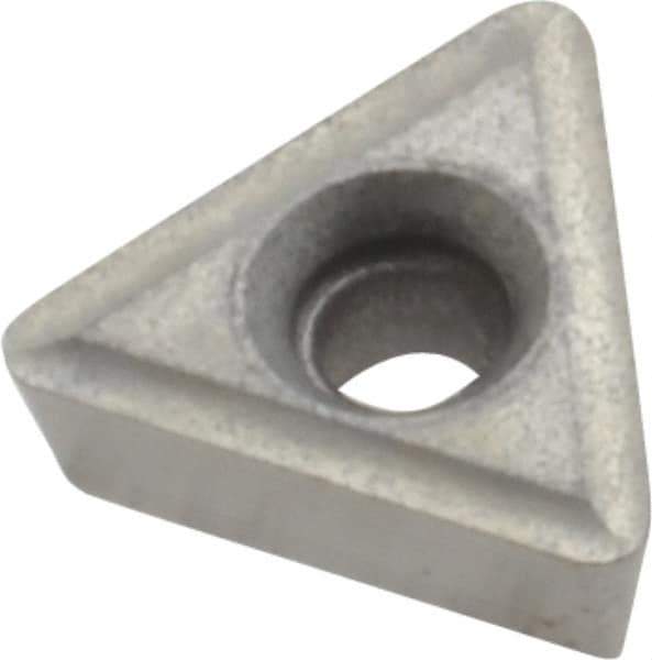 Made in USA - TT431 Grade I55 Carbide Turning Insert - Uncoated, 60° Triangle, 1/2" Inscr Circle, 3/16" Thick, 1/64" Corner Radius - All Tool & Supply