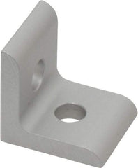 80/20 Inc. - 7/8" Wide, 1" High, Open Shelving 2 Hole Inside Corner Bracket - Aluminum, 1" Deep, Use with Series 10 & Bolt Kit 3393 - All Tool & Supply