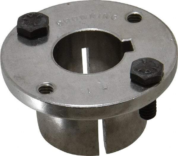 Browning - 1" Bore, 1/4" Wide Keyway, 1/8" Deep Keyway, H Sprocket Bushing - 1.57 to 1-5/8" Outside Diam, For Use with Split Taper Sprockets & Sheaves - All Tool & Supply