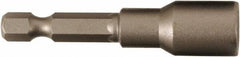 Wiha - 6mm Magnetic Nutsetter - 1/4" Hex Drive, 2-1/8" OAL - All Tool & Supply