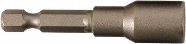 Wiha - 8mm Magnetic Nutsetter - 1/4" Hex Drive, 2-1/8" OAL - All Tool & Supply