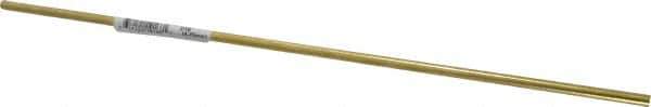 Made in USA - 3/16 Inch Diameter x 1 Ft. Long, Brass Round Rod - Alloy 260 - All Tool & Supply