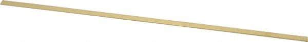 Made in USA - 0.064 Inch Thick x 1/4 Inch Wide x 12 Inch Long, Brass Strip - Alloy 260 - All Tool & Supply