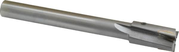 Made in USA - 11/16" Diam, 1/2" Shank, Diam, 3 Flutes, Straight Shank, Interchangeable Pilot Counterbore - All Tool & Supply