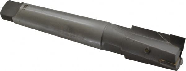 Made in USA - 1-3/16" Diam, 3 Flutes, Morse Taper Shank, Interchangeable Pilot Counterbore - All Tool & Supply