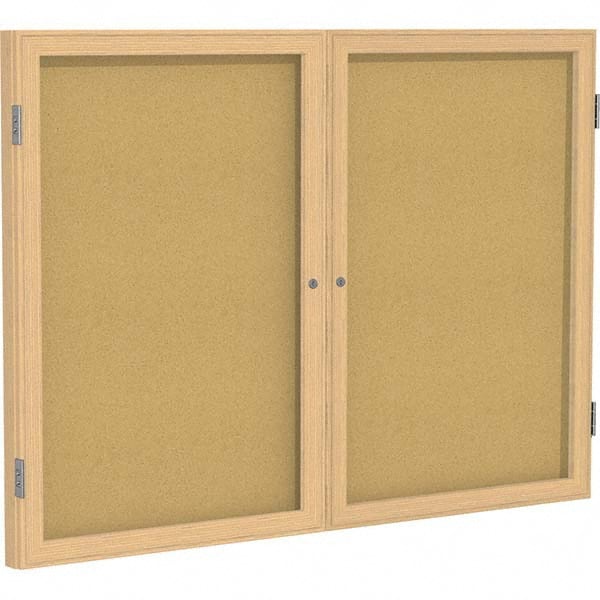 Ghent - Cork Bulletin Boards Style: Enclosed Cork Bulletin Boards Color: Natural Cork - All Tool & Supply