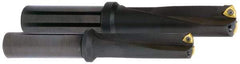 Kyocera - 6-3/4" Max Drill Depth, 3xD, 2-1/4" Diam, Indexable Insert Drill - 4 Inserts, 2" Shank Diam, Whistle Notch Shank - All Tool & Supply