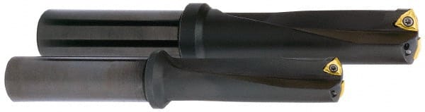 Kyocera - 1.78" Max Drill Depth, 3xD, 19/32" Diam, Indexable Insert Drill - Exact Industrial Supply