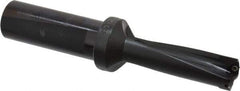 Kyocera - 1.87" Max Drill Depth, 3xD, 5/8" Diam, Indexable Insert Drill - 2 Inserts, 3/4" Shank Diam, Whistle Notch Shank - All Tool & Supply