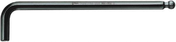 Wera - 7mm Hex, Long Arm, Hex Key - 190mm OAL, Metric System of Measurement - All Tool & Supply