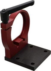 Made in USA - 2 Positions, CAT50 Compatible Tool Holder Tightening Fixture - 4" Base Length - Exact Industrial Supply