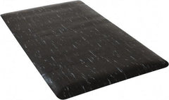 PRO-SAFE - 5' Long x 3' Wide, Dry Environment, Anti-Fatigue Matting - Black Marbleized, Vinyl with Vinyl Sponge Base - All Tool & Supply