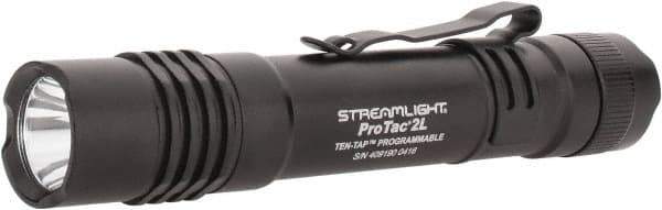 Streamlight - White LED Bulb, 350 Lumens, Industrial/Tactical Flashlight - Black Aluminum Body, 2 Lithium Batteries Included - All Tool & Supply