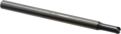 OSG - 5mm, 4 Flute, Single End, Solid Carbide, 1.2mm Corner Radius End Mill - 80mm OAL, 2mm LOC, Right Hand Cut, 12.5mm Extended Reach - All Tool & Supply