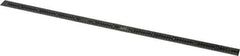 SPI - 12" Long, 1/64, 1/32" and 0.5, 1mm Graduation, Flexible Steel Rule - English/Metric Graduation Style, 1/2" Wide, Black, Black Chrome Finish - All Tool & Supply