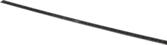 SPI - 24" Long, 1/64, 1/32, 1/16, 1/8" Graduation, Flexible Steel Rule - 4R Graduation Style, 3/4" Wide, Black, Black Chrome Finish - All Tool & Supply