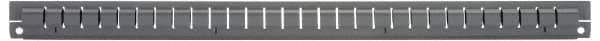 Vidmar - Tool Box Steel Drawer Divider - 2-5/8" Wide x 25-1/2" Deep x 1-7/8" High, Gray, For Vidmar Cabinets - All Tool & Supply