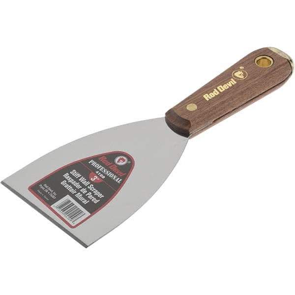 Red Devil - Putty & Taping Knives - 3" STIFF RED DEVIL ZIP-AWAY SCRAPR - All Tool & Supply