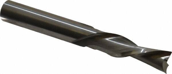 Onsrud - 3/8" Cutting Diam x 1-1/4" Length of Cut, 2 Flute, Downcut Spiral Router Bit - Uncoated, Right Hand Cut, Solid Carbide, 3" OAL x 3/8" Shank Diam, Double Edge, 30° Helix Angle - All Tool & Supply