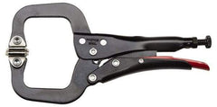 Proto - 6-1/2" OAL C-Clamp Locking Pliers - 3/4" Jaw Width, 1-61/64" Jaw Depth, 1-61/64" Jaw Opening, Standard Handle - All Tool & Supply