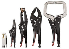 Proto - 5 Piece Welding Locking Plier Set - Comes in Plastic Pouch - All Tool & Supply