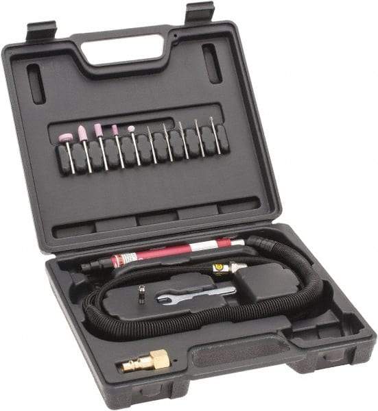 Chicago Pneumatic - 7 CFM, Pencil Grinder Kit - 60,000 RPM, 6.3 bar Air Pressure, 90 psi Air Pressure - All Tool & Supply