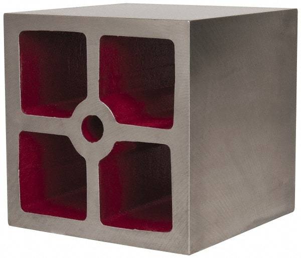 Suburban Tool - 2 Web, 5/8" Thick x 8" Wide x 8" High x 8" Deep, Machined Box Parallel - Cast Iron, Square & Parallel within 0.002" per 6", +/-0.0150" Tolerance - All Tool & Supply