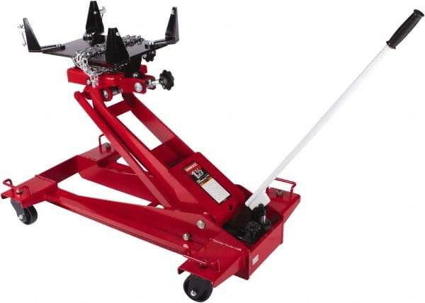 Sunex Tools - 3,000 Lb Capacity Transmission Jack - 8.62 to 36.62" High, 43-1/2" Chassis Length - All Tool & Supply