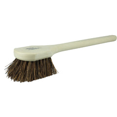 20″ Utility Scrub Brush, Palmyra Fill, Long Handle, Foam Block - All Tool & Supply