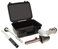 3M - 1/2 x 18, 1/4 x 18 and 1/8 x 18 Inch, 22,000 RPM Air Belt Sander - 0.6 Hp, 27 CFM Air Consumption - All Tool & Supply