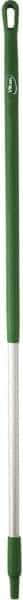 Vikan - 51 x 1-1/4" Aluminum Squeegee Handle - European Threaded Connection, Green - All Tool & Supply