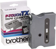 Brother - 3/4" Wide x 600" Long, White Tape Cassette - For Label Maker - All Tool & Supply