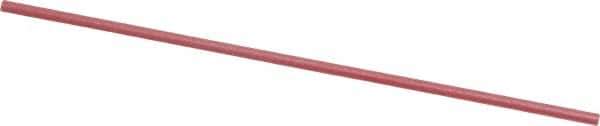 Value Collection - Round, Synthetic Ruby, Midget Finishing Stick - 50mm Long x 1mm Wide, Fine Grade - All Tool & Supply